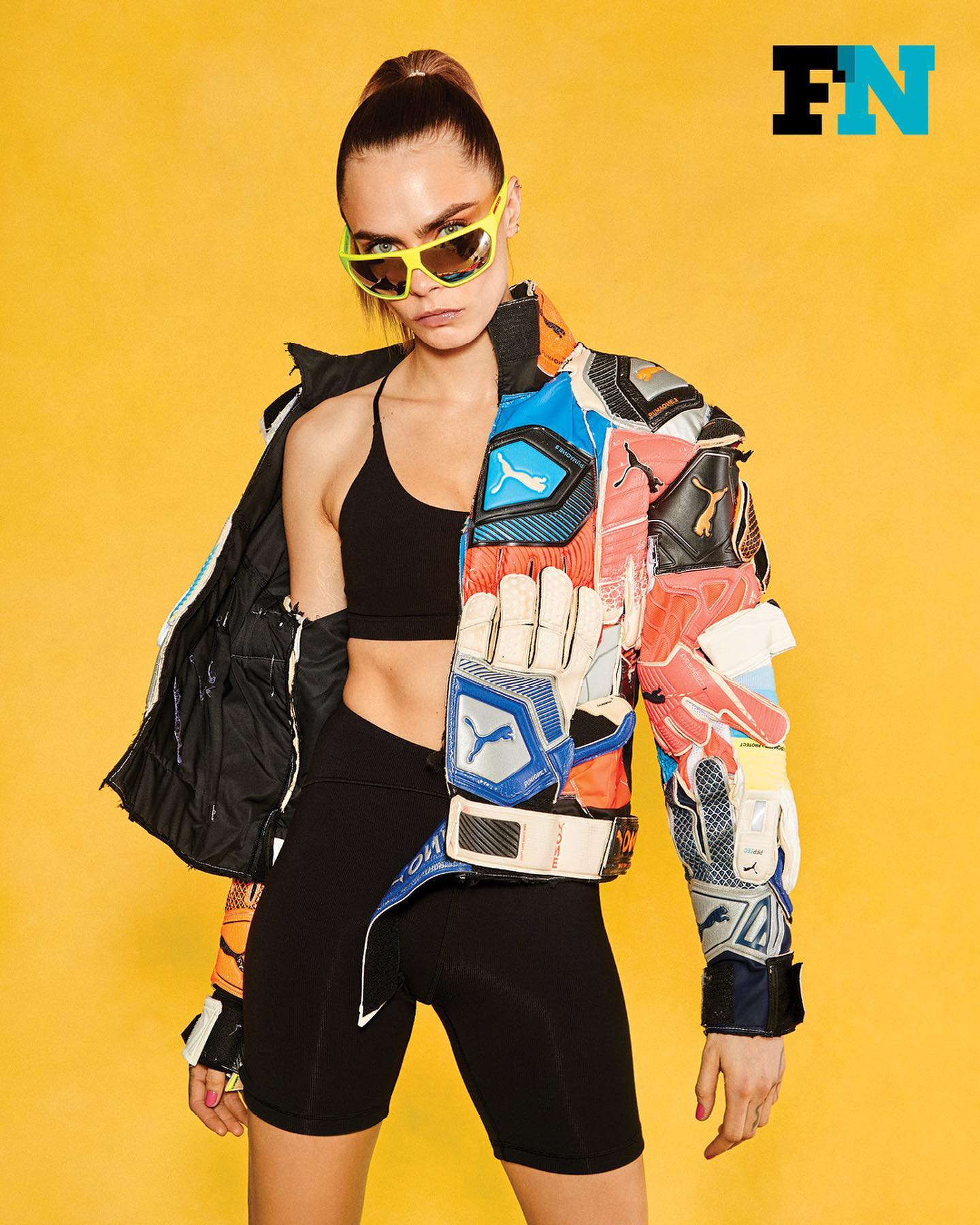 Cara Delevingne Photshoot for Footwear News Campaign, Apr 2022