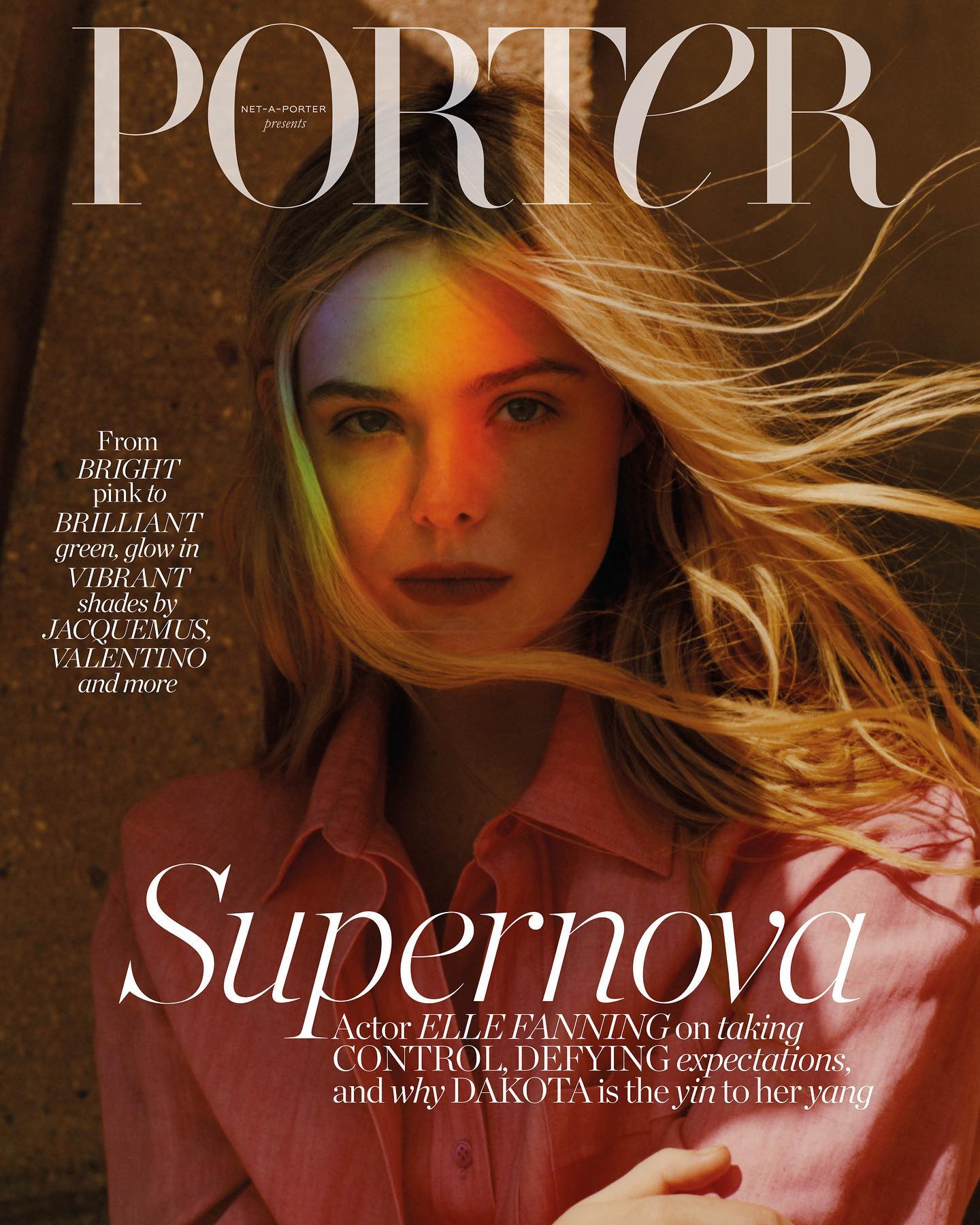 Elle Fanning Photoshoot for Porter Magazine, April 2022 5