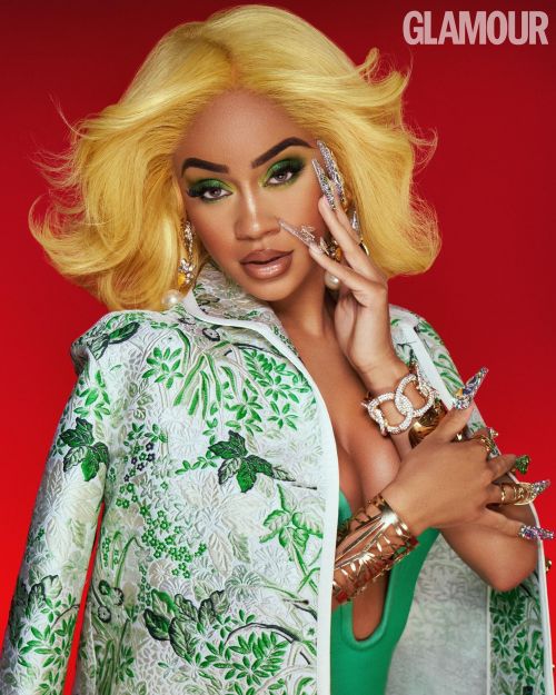 Saweetie Cover Photoshoot for Glamour Magazine UK, May 2022 Issue 1