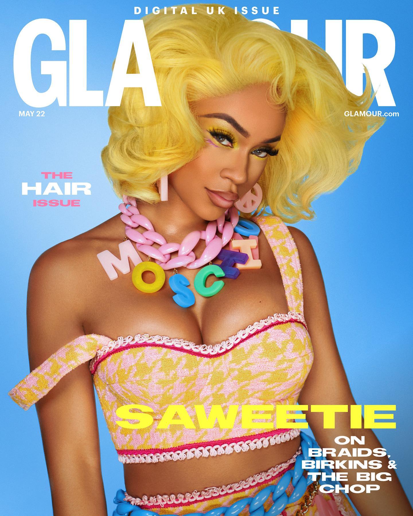 Saweetie Cover Photoshoot for Glamour Magazine UK, May 2022 Issue