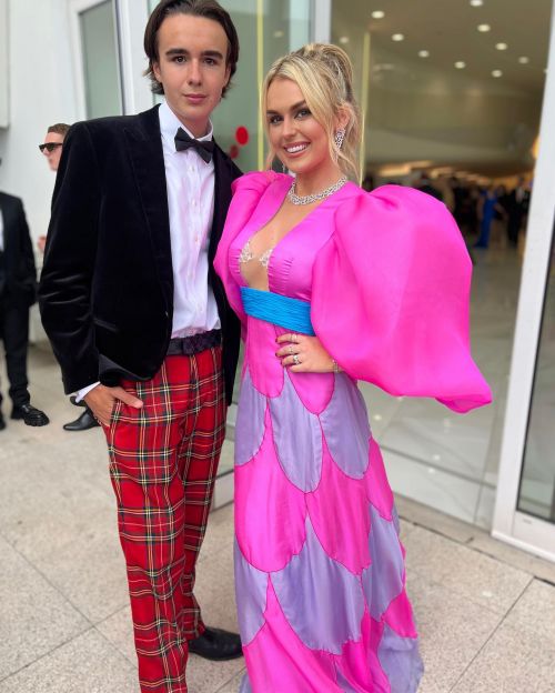 Tallia Storm and Johnnie Hartmann attends at 2022 Cannes Film Festival, May 2022 1