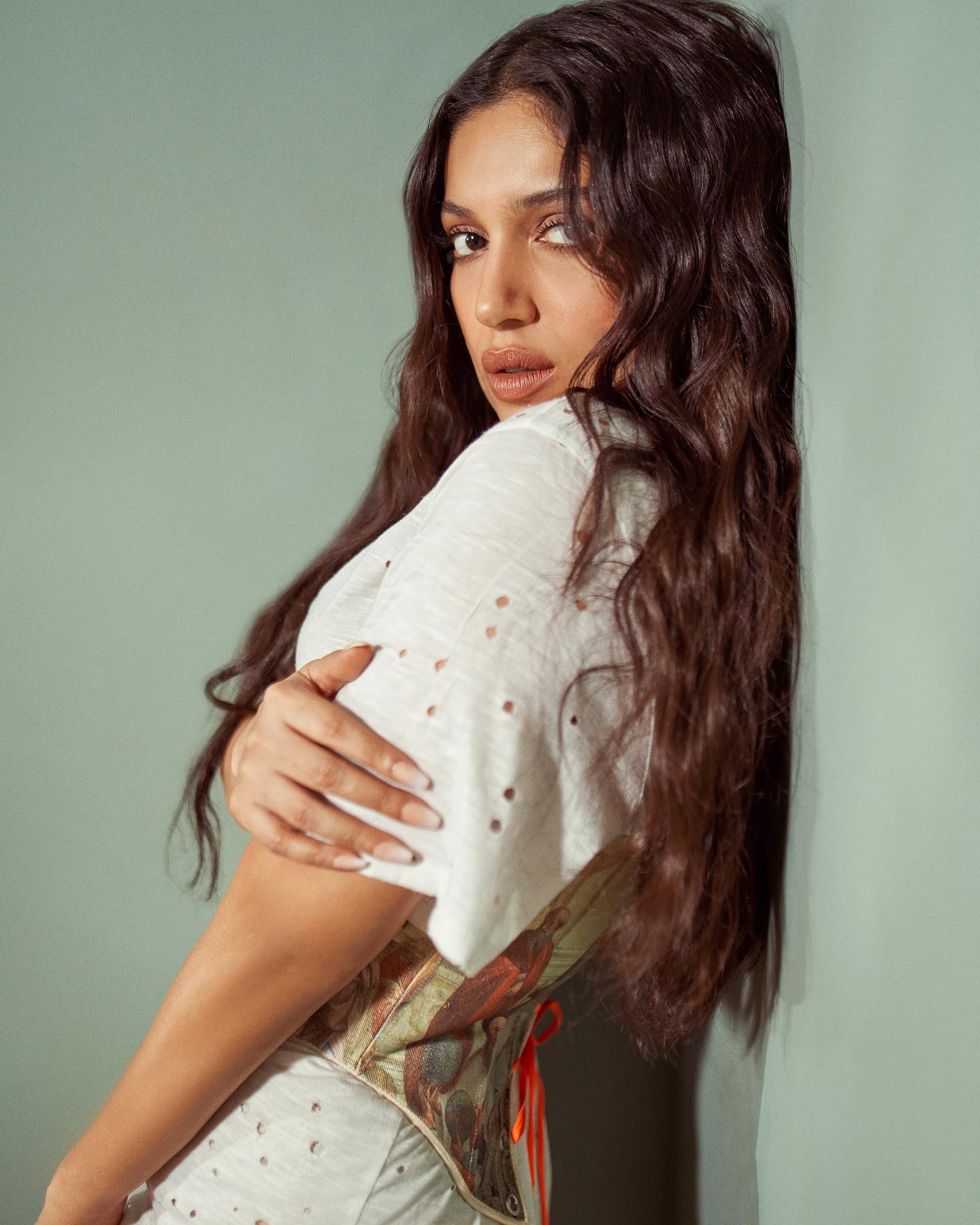 Bhumi Pednekar flashes her legs in Short Dress in Photoshoot