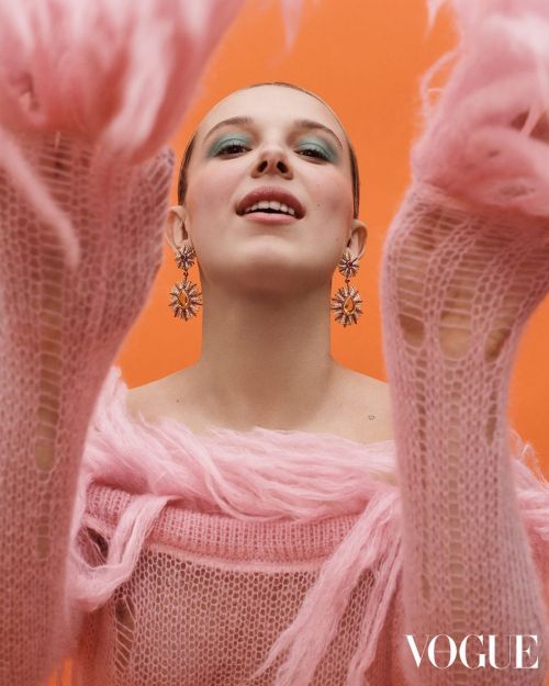 Millie Bobby Brown photoshoot for Vogue Hong Kong Magazine, June 2022 Issue 7