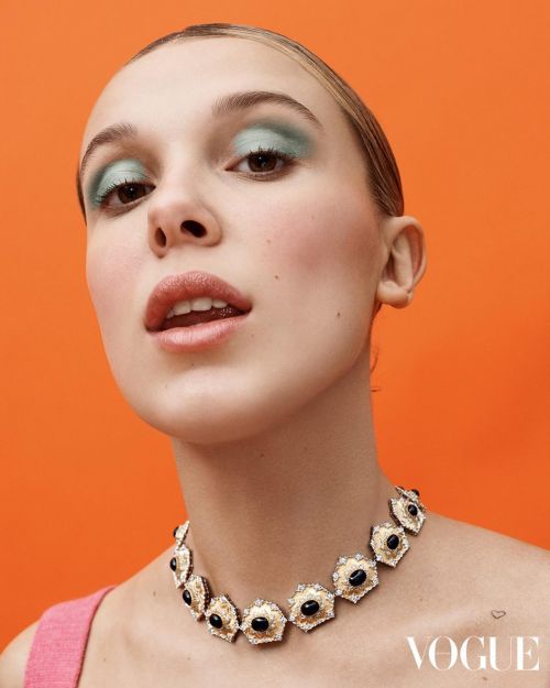 Millie Bobby Brown photoshoot for Vogue Hong Kong Magazine, June 2022 Issue 9