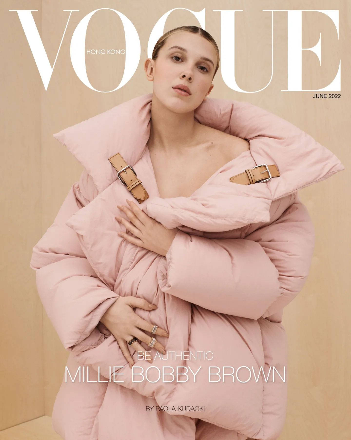 Millie Bobby Brown photoshoot for Vogue Hong Kong Magazine, June 2022 Issue