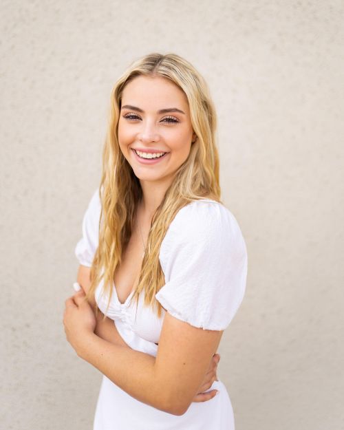 Morgan Raine seen in White Stylish Dress a Gas Station at Texas 1