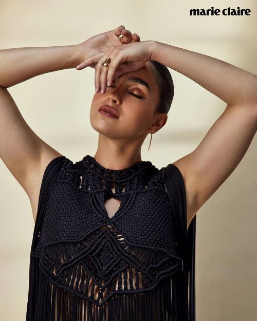 Melissa Barrera photoshoot for Marie Claire Mexico Magazine, July 2022 Issue 3