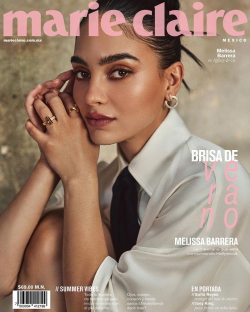 Melissa Barrera photoshoot for Marie Claire Mexico Magazine, July 2022 Issue 8
