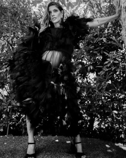 Pregnant Ashley Greene Show Baby Bump Photoshoot for InStyle Magazine 2