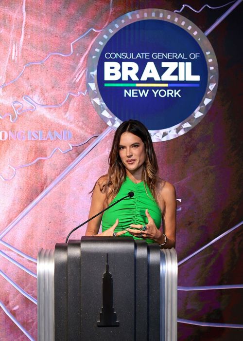 Alessandra Ambrosio at Empire State Building in New York