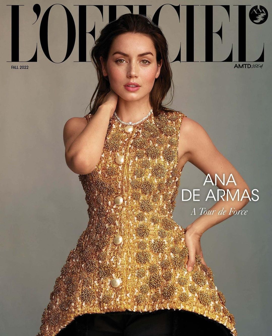 Ana de Armas Photoshoot for L’OFFICIEL PARIS Magazine, Fall 2022