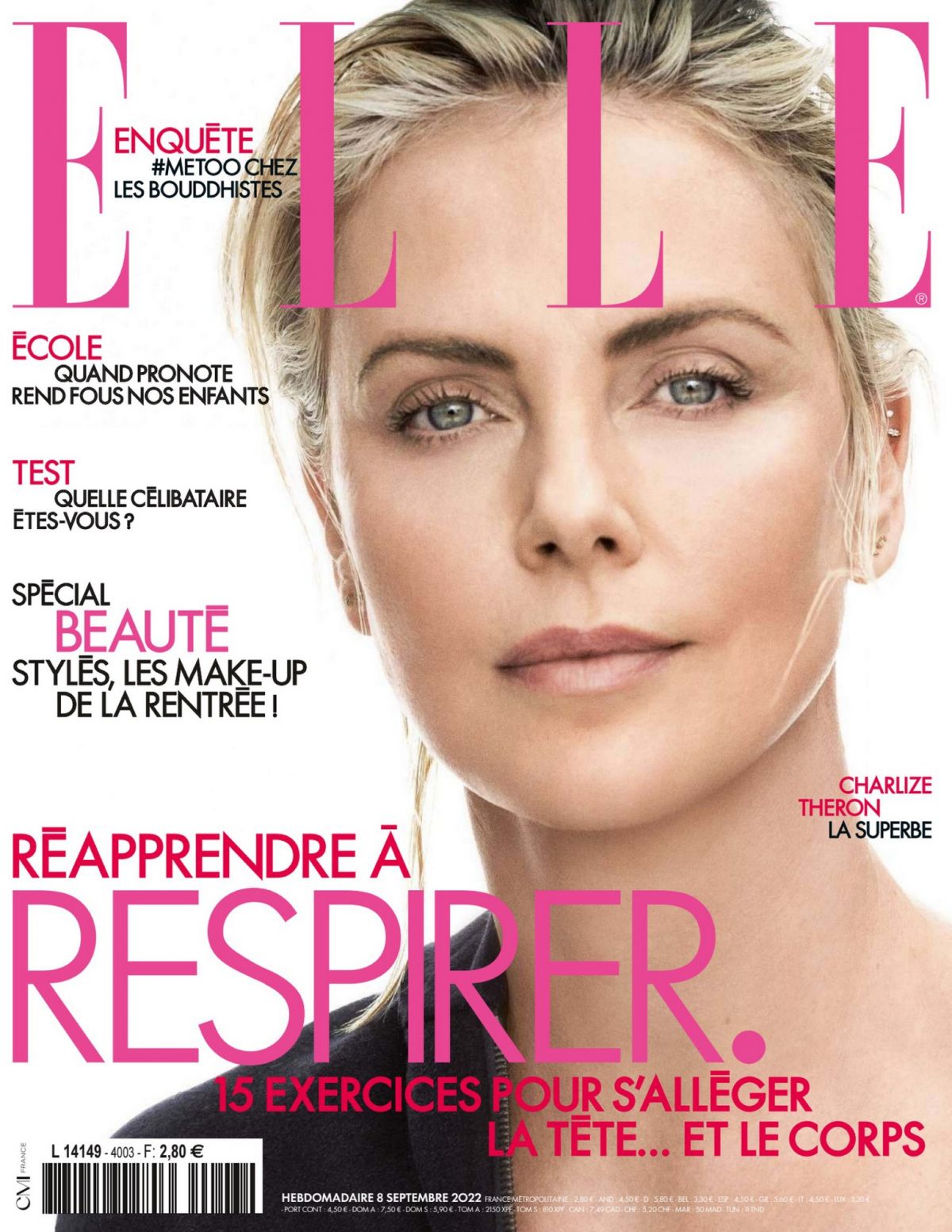 Charlize Theron in Elle Magazine France, September 2022 Issue