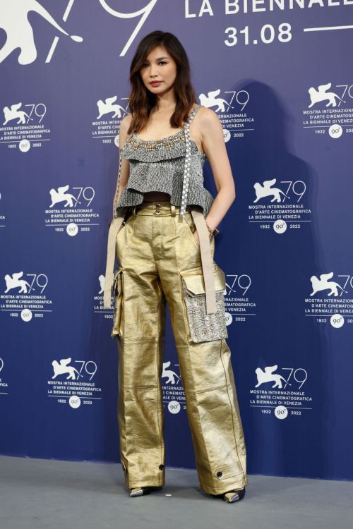 Gemma Chan in Louis Vuitton Outfit by Nicolas at Venice International Film Festival