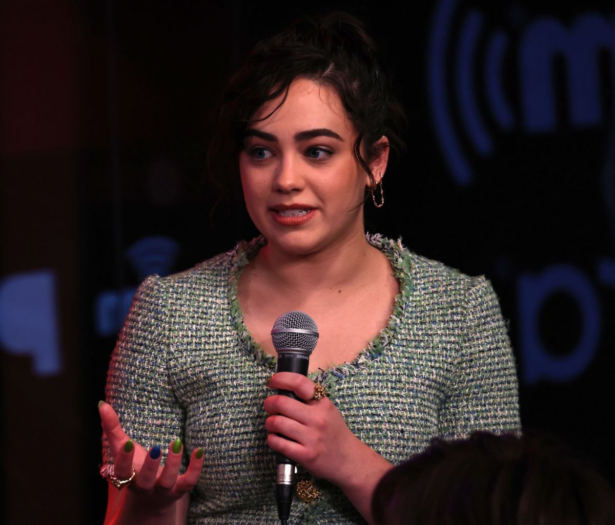 Mary Mouser at SiriusXM Studios in New York