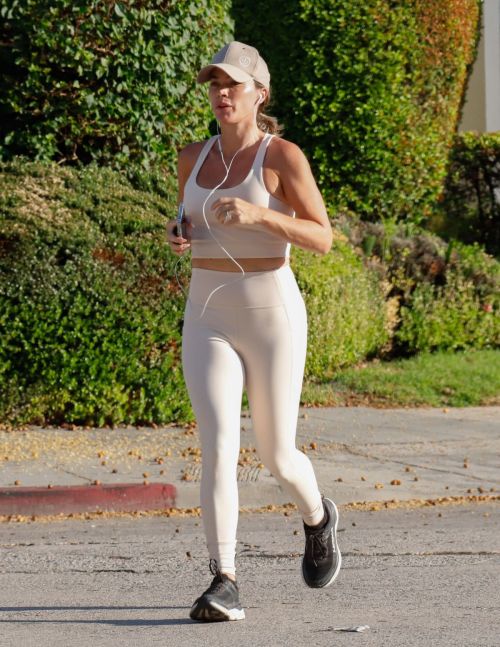 Teddi Mellencamp Day Out Jogging in Los Angeles