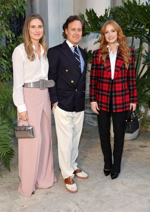 Jessica Chastain attends Ralph Lauren SS23 Runway Show in San Marino, California, Oct 2022 7