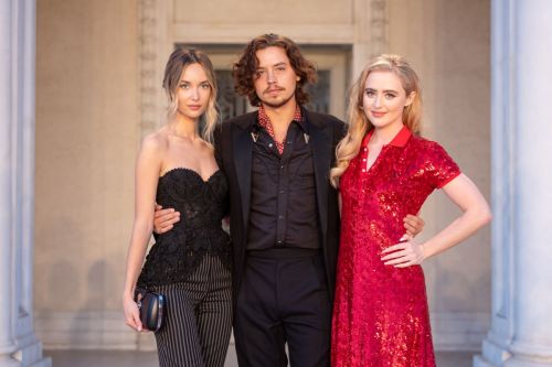 Kathryn Newton in Red Dress at Ralph Lauren SS23 Runway Show in California, Oct 2022 7