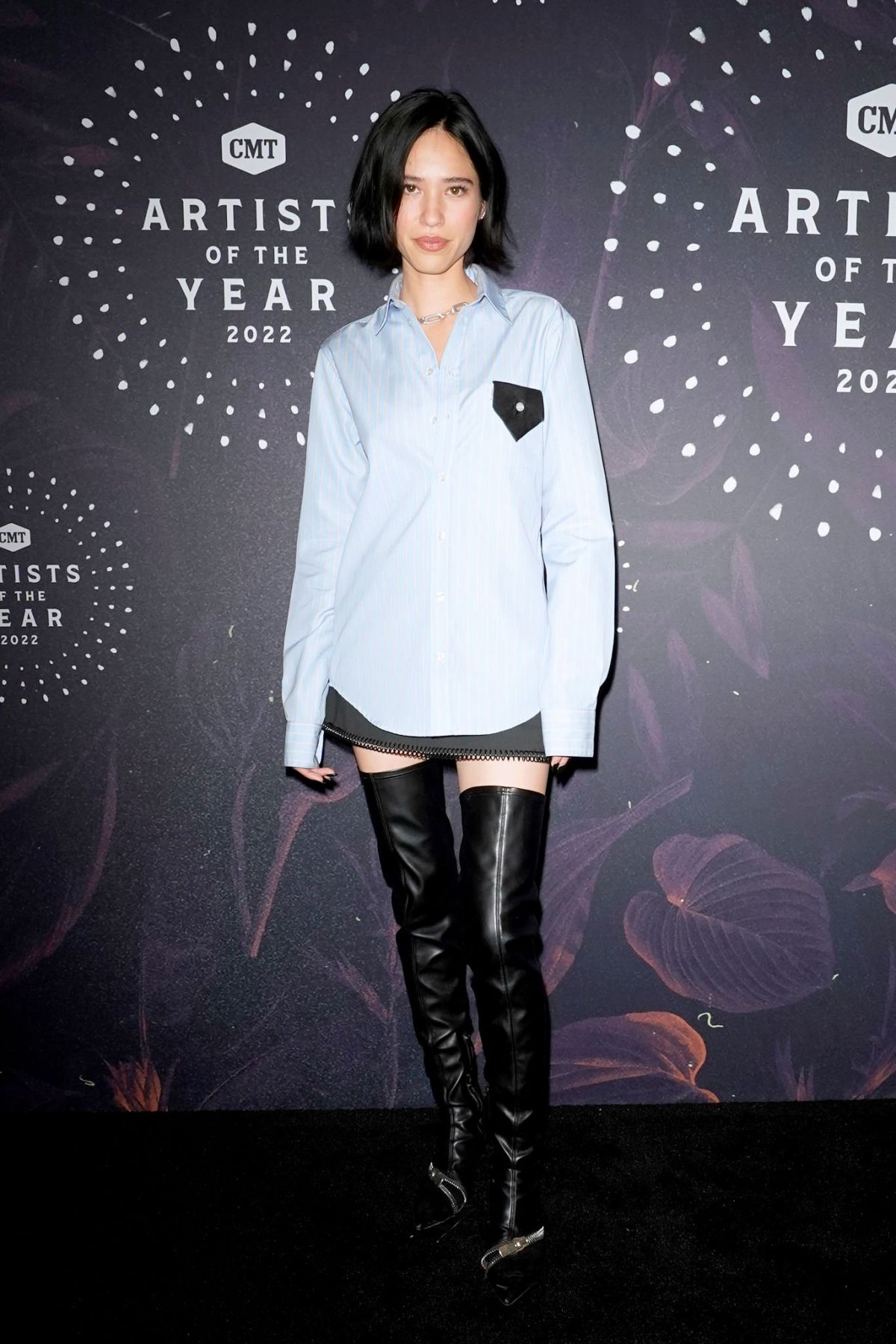 Kelsey Asbille attends 2022 CMT Artists of the Year Ceremony in Nashville, Oct 2022