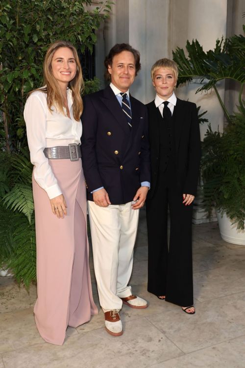 Lauren Bush, David Lauren and Maggie Rogers attends Ralph Lauren SS23 Runway Show in California, Oct 2022 1
