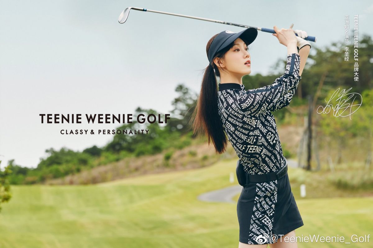 Lee Sung-kyung promotes for Teenie Weenie Golf 2022