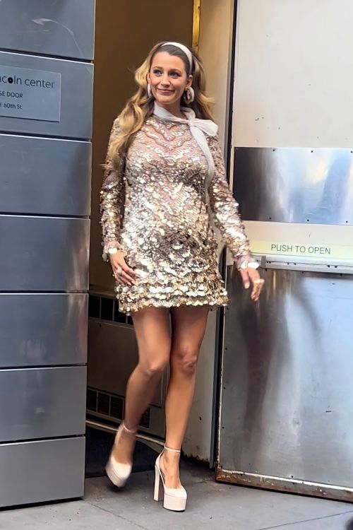Pregnant Blake Lively leaves 10th Annual Forbes Power Women
