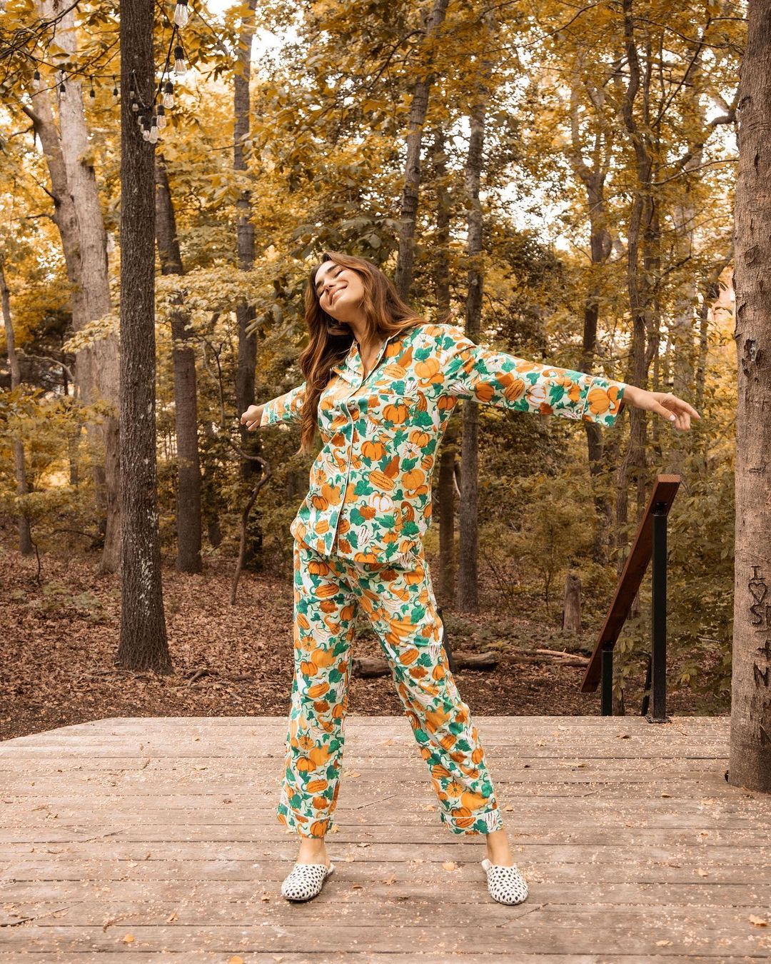 Rachell Vallori wears Printfresh Floral Outfits during Photoshoot, Oct 2022