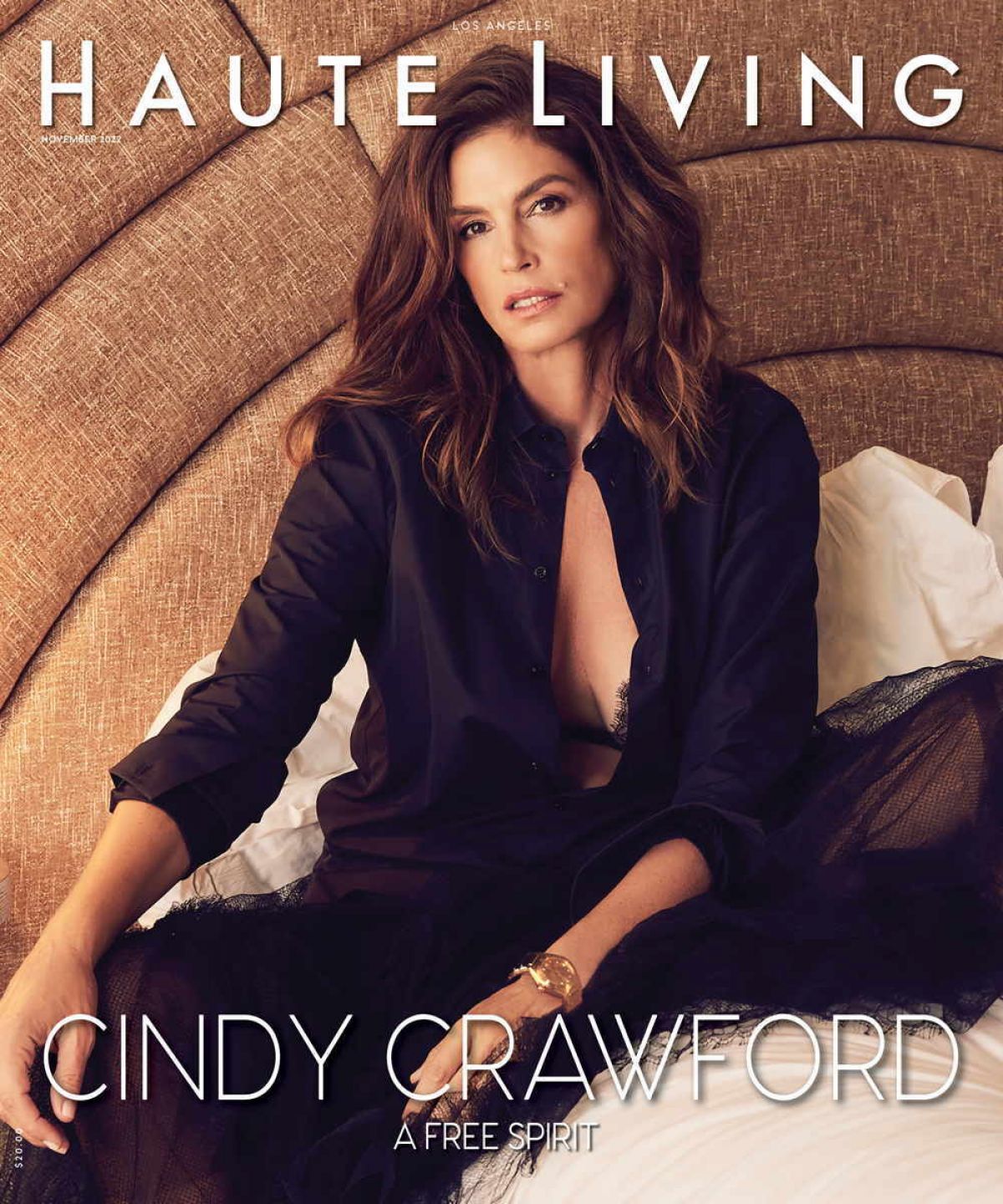 Cindy Crawford photo shoot for Haute Living Magazine, November 2022