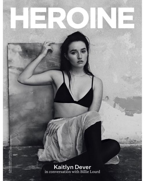 Kaitlyn Dever Black and White Photo Shoot for Heroine Magazine, Fall/Winter 2022