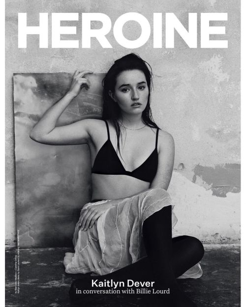 Kaitlyn Dever Black and White Photo Shoot for Heroine Magazine, Fall/Winter 2022 2