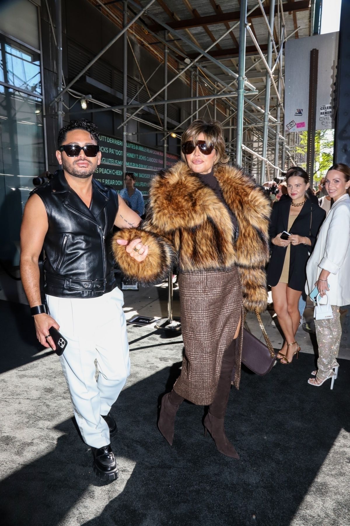 Lisa Rinna After Leaves Michael Kors Fashion Show in New York, Sep 2022