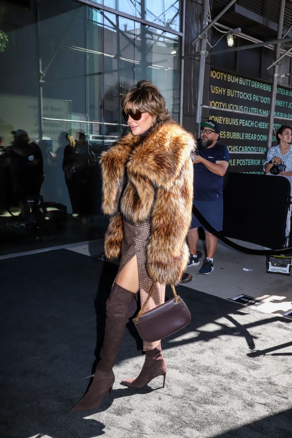 Lisa Rinna After Leaves Michael Kors Fashion Show in New York, Sep 2022