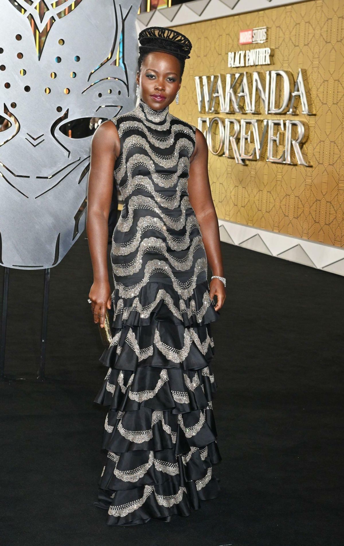 Lupita Nyong'o attends Black Panther: Wakanda Forever Premiere in London