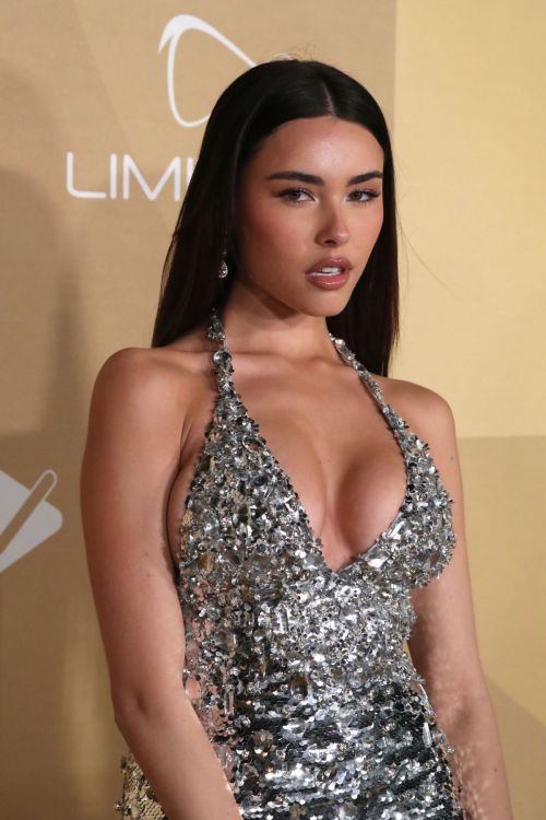 Madison Beer seen in Silver Sequin Dress at amfAR Gala Los Angeles 2022 in West Hollywood 1