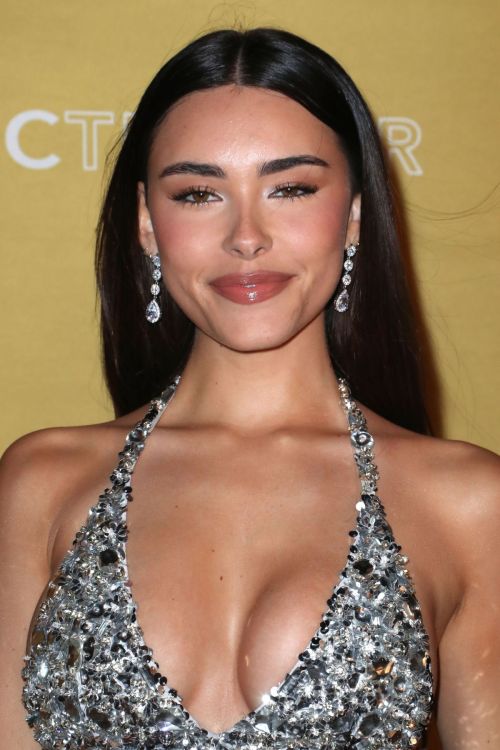 Madison Beer seen in Silver Sequin Dress at amfAR Gala Los Angeles 2022 in West Hollywood 3