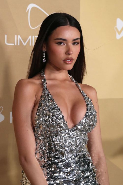 Madison Beer seen in Silver Sequin Dress at amfAR Gala Los Angeles 2022 in West Hollywood 5