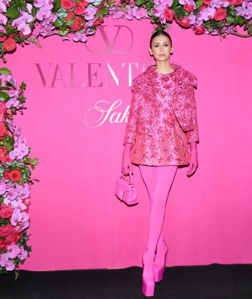 Nina Dobrev attends Valentino Pink PP x Saks Luncheon in New York, Sep 2022
