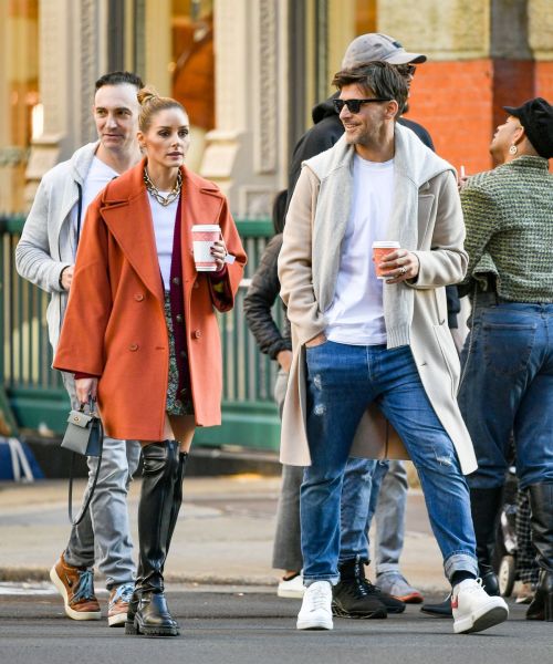 Olivia Palermo and Johannes Huebl Day Out for Enjoy Coffee in New York, Nov 2022 2