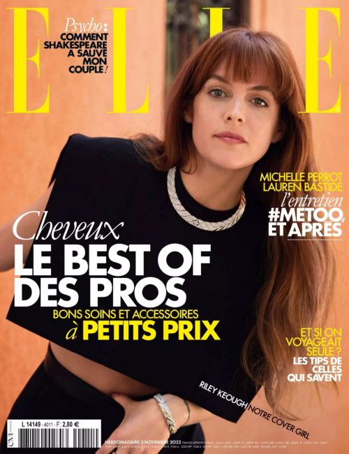 Riley Keough Cover Photo Shoot in Elle Magazine, France November 2022