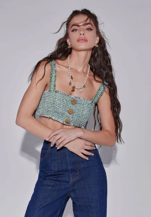 Yael Shelbia Poses for L