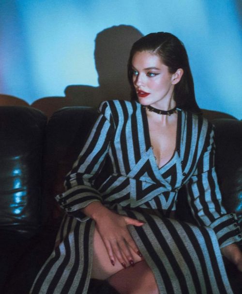 Emily DiDonato Cover Photo Shoot for Harper's Bazaar Greece Magazine, Dec 2022