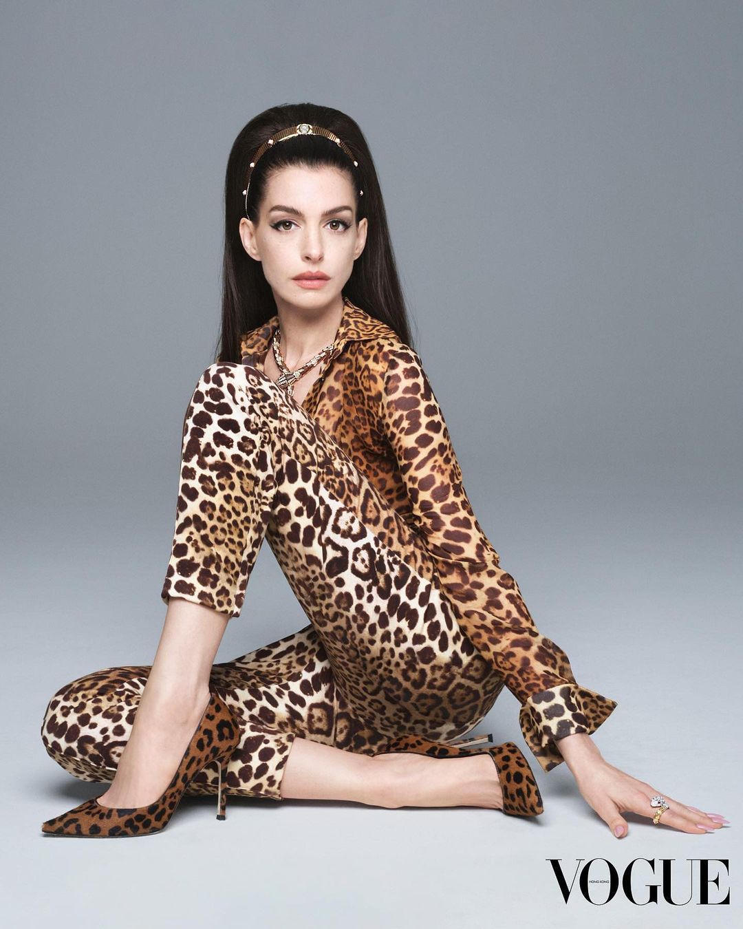Anne Hathaway Cover Photo Shoot for Vogue Hong Kong Magazine, Oct 2022