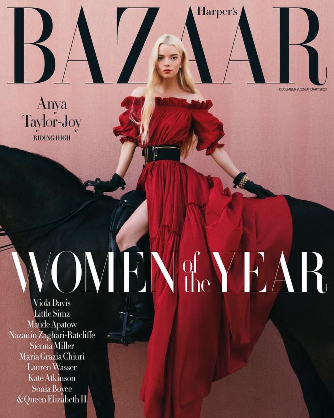 Anya Taylor-Joy Photoshoot for Harpers Bazaar Magazine Nov 2022 Issue