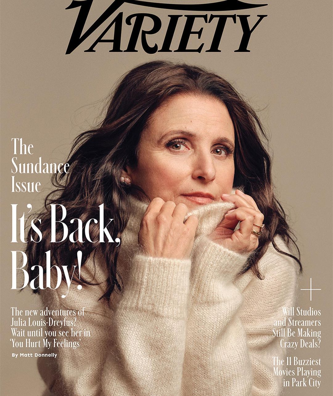 Julia Louis-Dreyfus Photo Shoot for Variety Magazine The Sundance Issue 2023