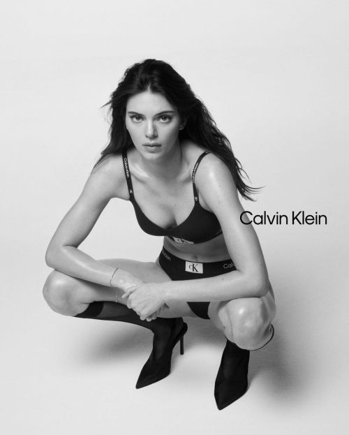 Kendall Jenner poses for Calvin Klein Black and White Photoshoot, Mar 2023 4