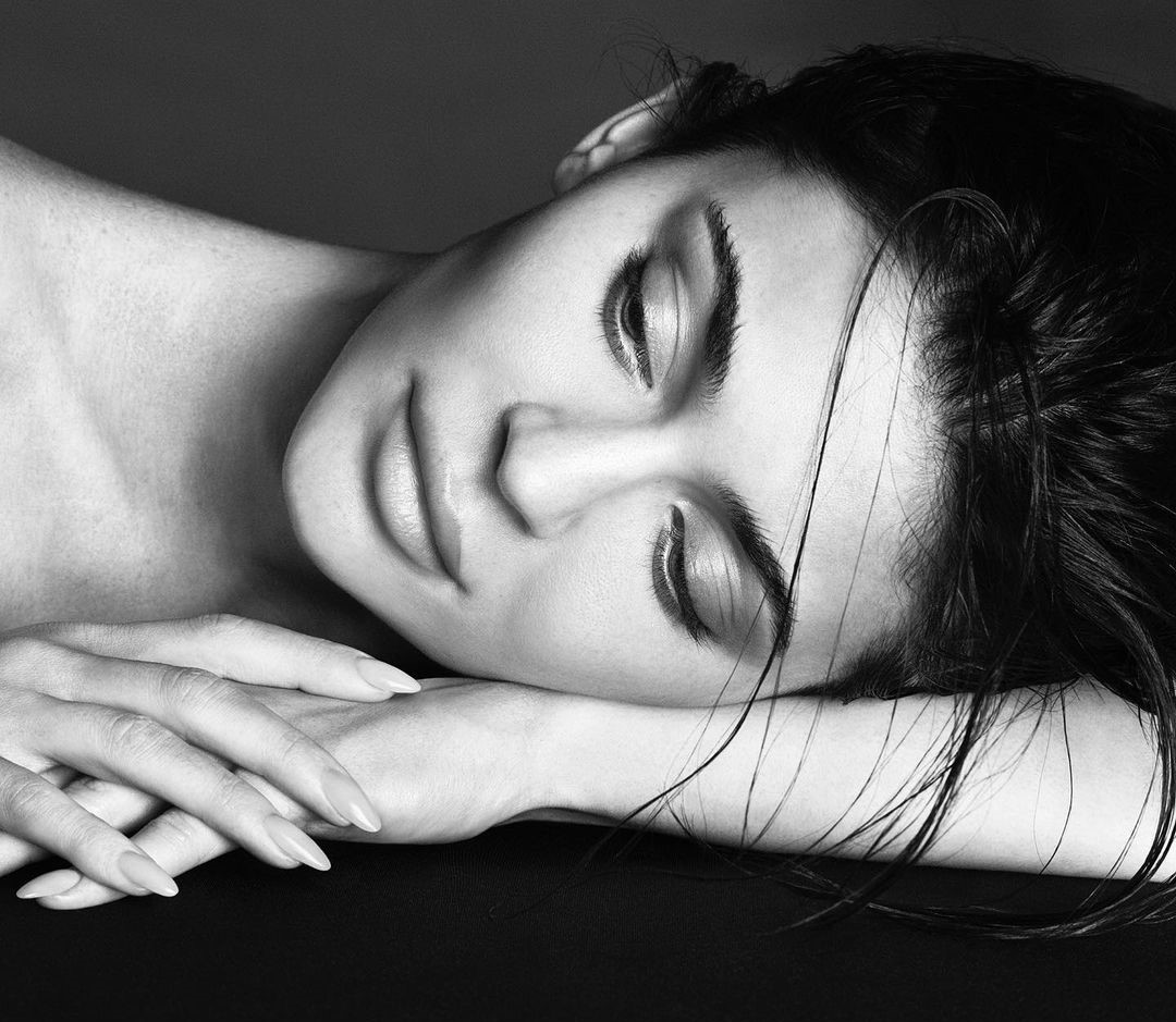 Kylie Jenner poses for Vanity Fair Magazine Black and White Photoshoot, Feb 2023