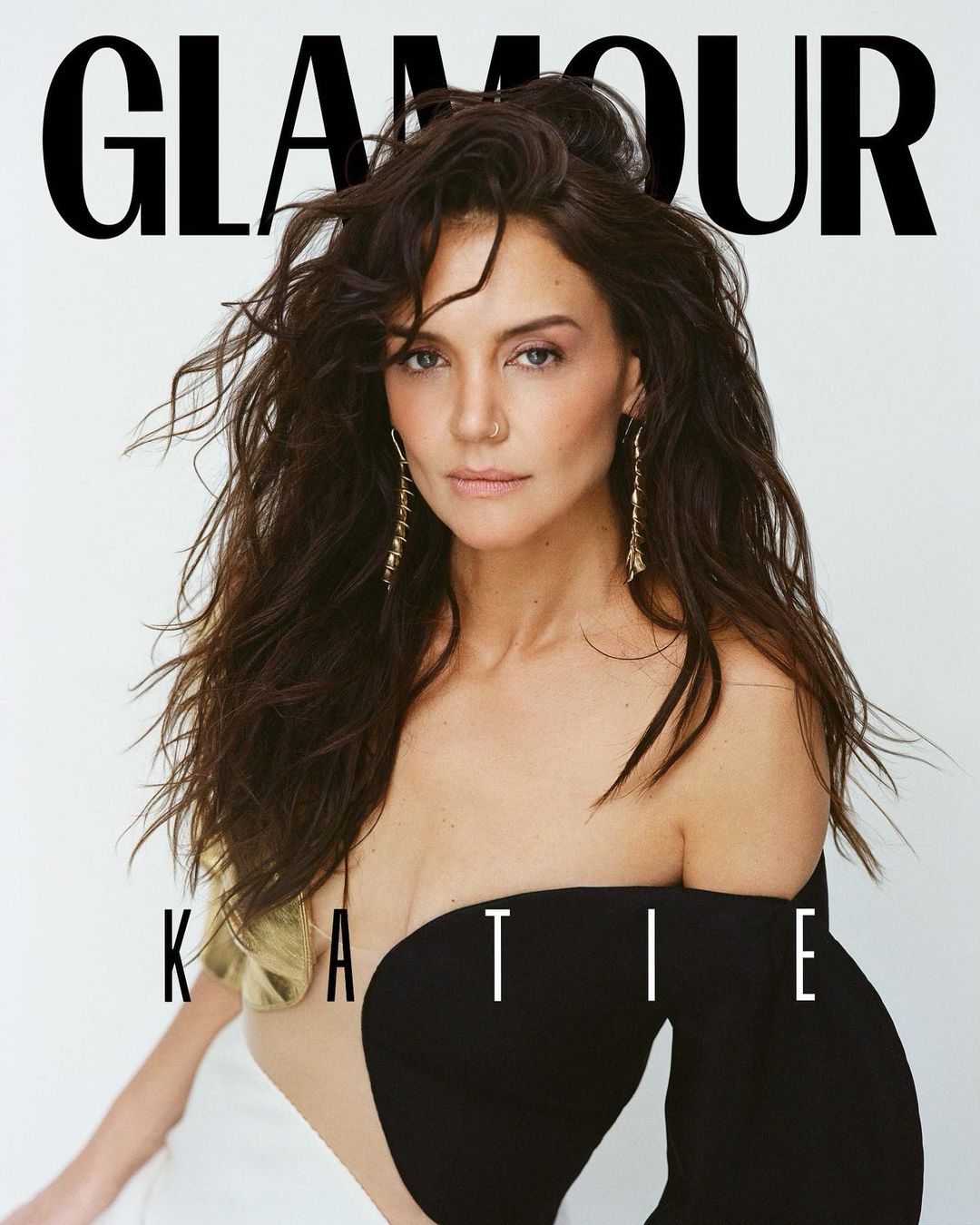 Katie Holmes Shines in Glamour Magazine