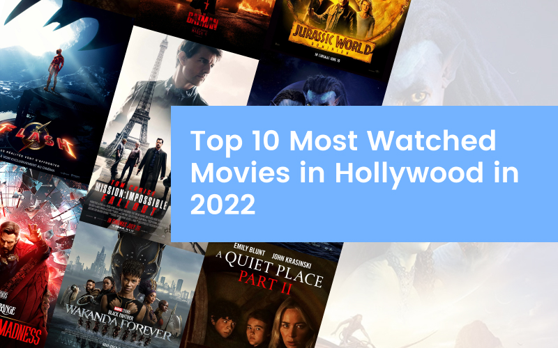 Top 10 Most Watched Movies in Hollywood in 2022 Top 10 Most Watched Movies in Hollywood in 2022