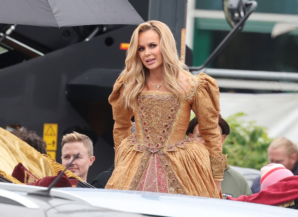 Amanda Holden as a Princess: Behind the Scenes of London Mobile Game Ad Filming 07/04/2023