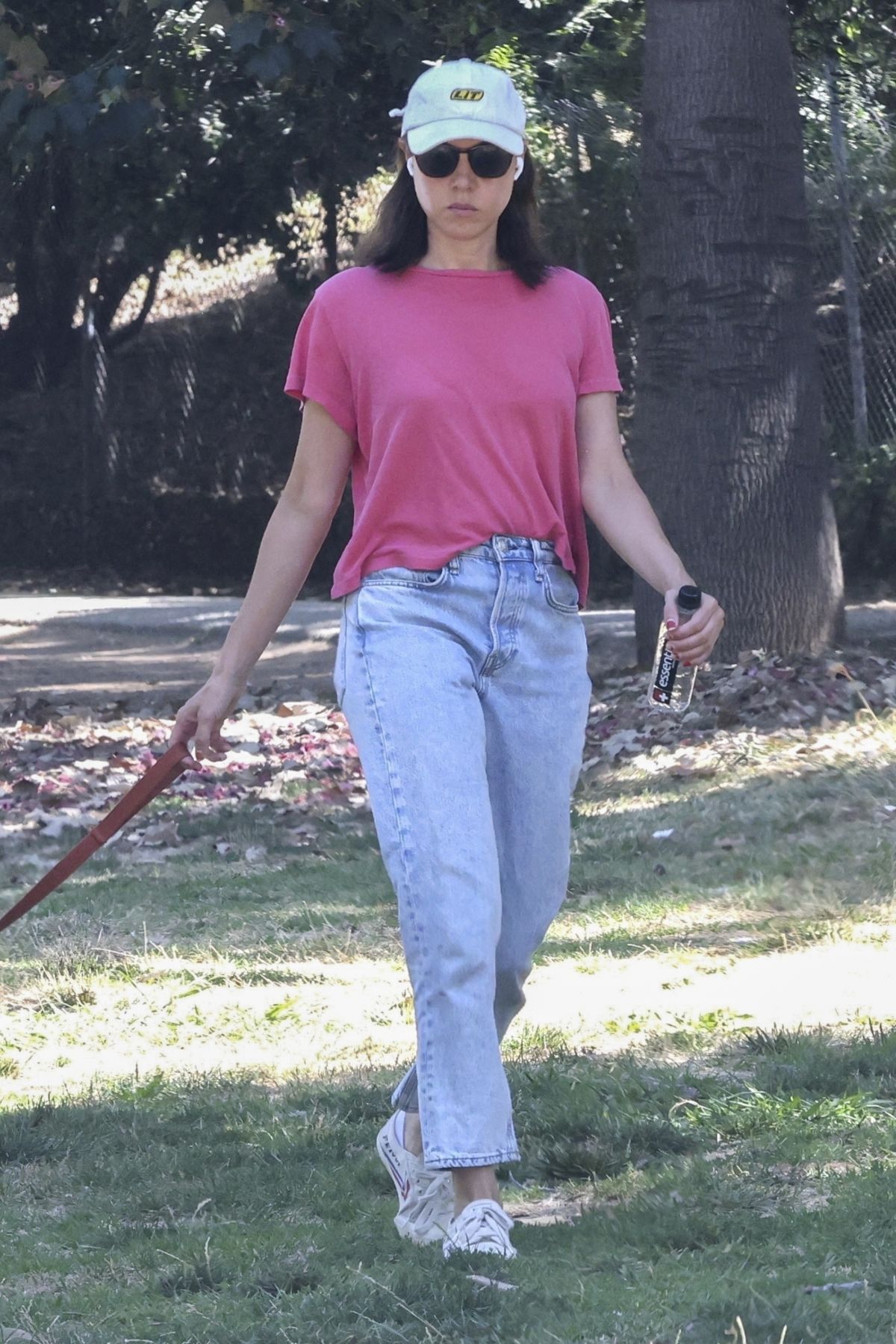 Aubrey Plaza Out with Her Dog in Los Feliz