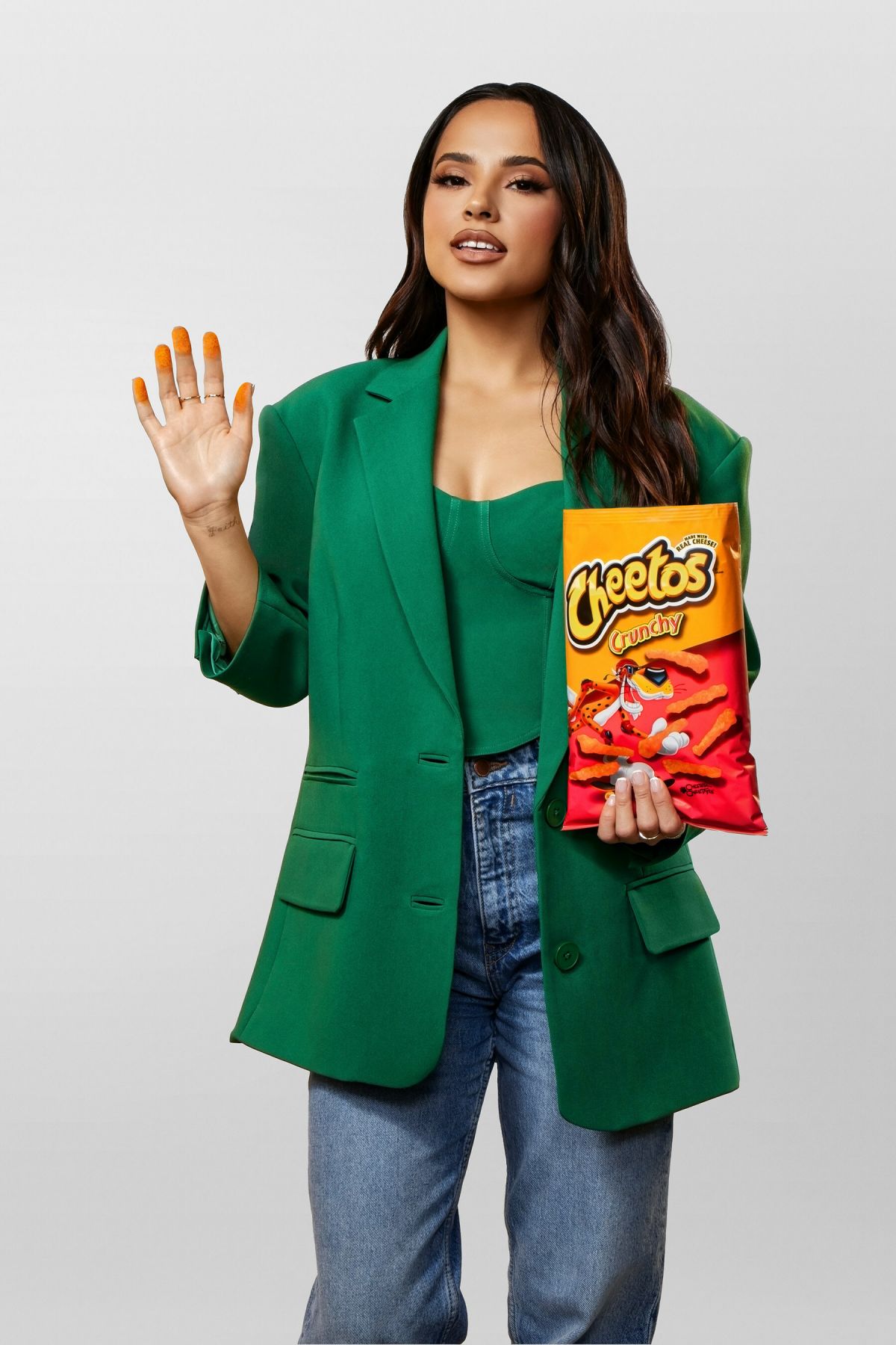 Becky G for Cheetos Deja Tu Huella Campaign 07/17/2023